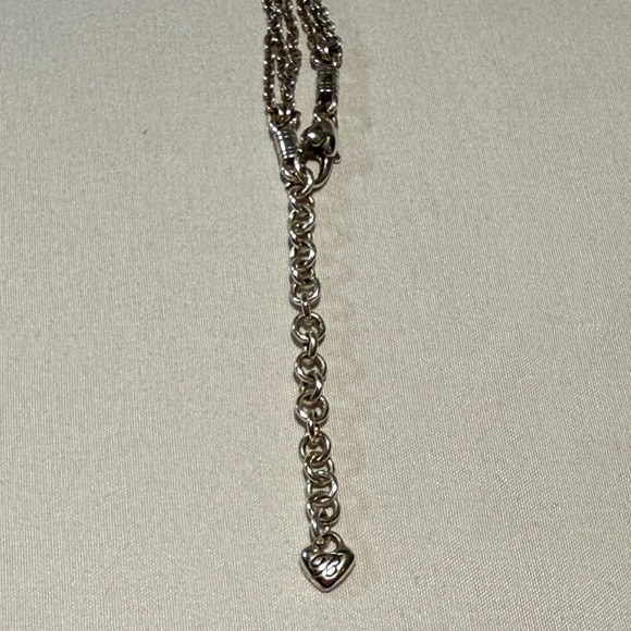 Brighton Imperial Black Crystal Reversible Pendant  Necklace - Picture 10 of 12